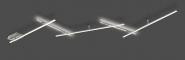 TRIO LED-Deckenleuchte nickel  674610507 