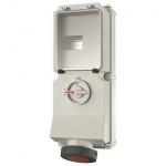 Mennekes 63A5P 6H400V Wanddose DUO 5643A 