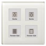 MDT RF-GTT4W.01 KNX RF+Funk Glastaster 