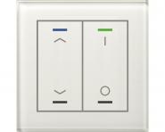 MDT GTL-2TCW.02S KNX Glastaster II Light 