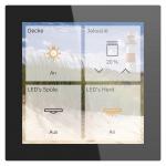 MDT GTS-04TS.01S KNX Glas Touch Smart 