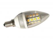 S&H LED-Kerzenlampe 27SMD 37x102mm 30292 