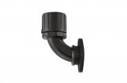 Hellermann HG16-90FL-PA66-BK 90° Flansch 