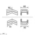 Unex Winkelverbinder horizontal 66841-48 