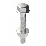 Unex Schraube DIN 6921 mit Muttern M8x50 