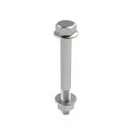 Unex Schraube DIN 6921 mit Muttern M8x70 