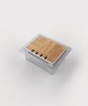 BS Bodensteckdose 8904H 4x     8904H-1-0 