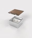 BS Bodensteckdose 8802B 2x     8802B-1-0 