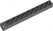 Bachmann 19" 1HE 9xSchuko Strom  333.506 