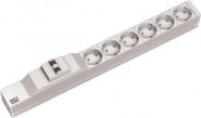 Bachmann 19" 1HE 6xSchuko 1xLS   333.412 