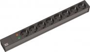 Bachmann 19" 1HE 8xSchuko 1xÜSS  333.534 