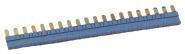Finder Kammbrücke 20-polig blau 