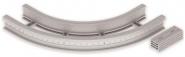 Unex Flachbogen 90  lichtgrau   67327-04 