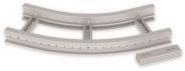 Unex Flachbogen 45  lichtgrau   67317-04 
