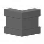 GGK Außeneck BR 60x170/80-9005, PVC 