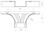 Unex T-Abzweiger lichtgrau         66248 