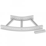 Unex Flachbogen 45  lichtgrau   67616-04 