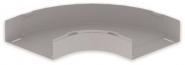 Unex Flachbogen 90° lichtgrau      66330 