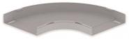 Unex Flachbogen 90° lichtgrau      66310 