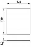 ALBE Borosilikatglas, klar      90220320 