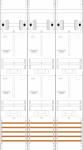 f-tronic Zählerfeld 3-feldrig   Z316-HSS 
