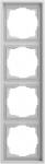 GIRA 021486 Abdeckrahmen 4f Gira F300 