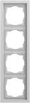 GIRA 021476 Abdeckrahmen 4f Gira F200 