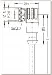 LED2WORK Sensorkabel 4p PUR    200100-07 