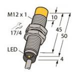 TURCK Induktiver Sensor   NI10U-M12-AP6X 
