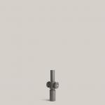 BEGA E-Mastaufsatz silber         70762A 