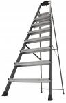 KRAU SECURO-Alu-Leiter 8 Stufen   126467 