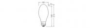 LEDV HQL LED FIL P 33W/840 6000lm (125W) 