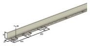Cablofil CM923044 Trennsteg COT 100 V4A 
