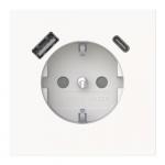BJ SCHUKO -/USB-A+C    20 EUCB2USBAC-44G 
