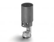 VOSS KerzenFassung schwarz E14    109814 