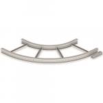 Flachbogen 90  halogenfrei grau 85x600 R 