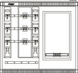 Hager Wandler-u.Messschrank    ZAW102AM2 
