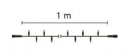 S&H LED-String Lite 10 1m 36V 0,4W 59158 