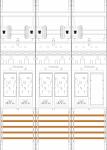 f-tronic Zählerfeld 3feldrig E216ER6-HSP 