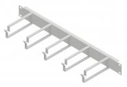 ZVK mit 5   EasyLan Rangierpanel 19" 1HE 