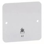 PEHA Bodenplatte 1-fach Standard      41 