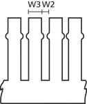 Hellermann HTWD-PN-40x40-PVC-GY 