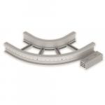  Flachbogen 90  halogenfrei grau 135x400 