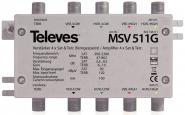 Televes Verstärker 4xSAT/terr.   MSV511G 