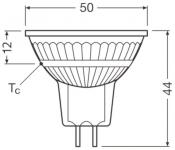 Ledvance LED MR16 20 120° P 2W 827 GU5.3 