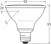 LEDV LED Reflektor 10-75W/927 dimmbar 