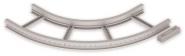 Unex Flachbogen 90  lichtgrau   67407-04 