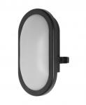 LEDV BULKHEAD Isovalleuchte IP54 schwarz 