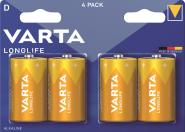 VARTA Longlife D Alkali-Mangan      LR20 