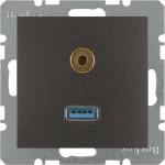 Berker USB/3,5mm Audio        3315391606 